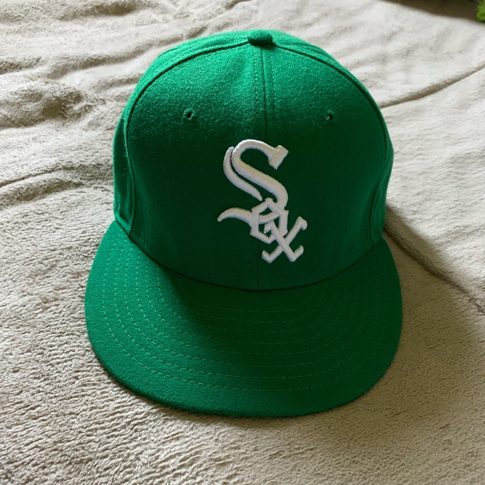 green irish chicago white sox fitted hat
